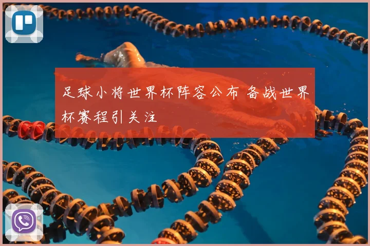 足球小将世界杯阵容公布 备战世界杯赛程引关注